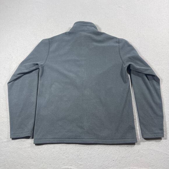 Eddie Bauer Jacket Mens Large Gray Fleece First Ascent Full Zip Outdoor Pockets - Picture 9 of 10